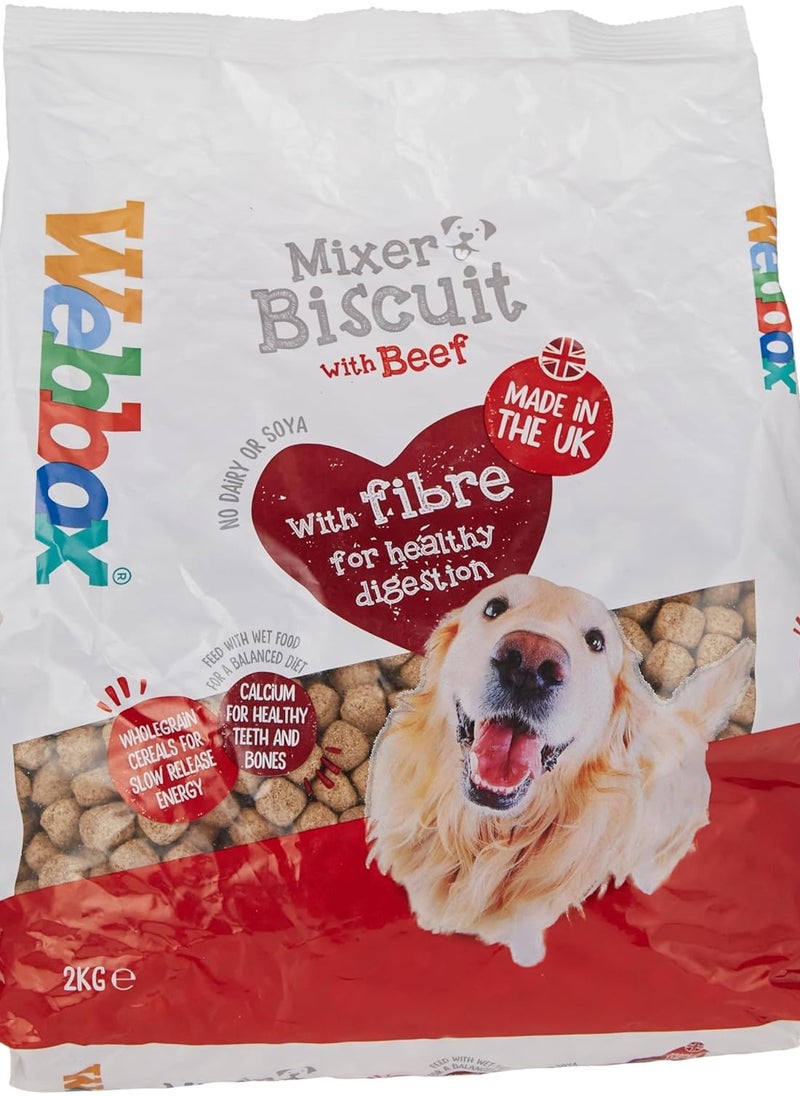 Webbox Dog Mixer Biscuit Beef 2Kg  - Image 3