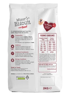 Webbox Dog Mixer Biscuit Beef 2Kg  - Image 2
