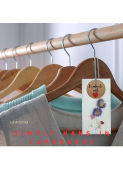 LA AROMAS La Aromas Wild Jasmine Cupboard Freshener Floral Aroma Wax Sachet for Wardrobe Drawer LongLasting Fragrance Natural Air Freshener with Premium Aroma Oils  - Image 2