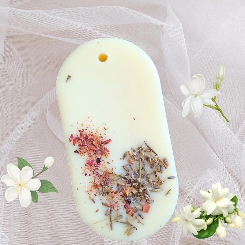 LA AROMAS La Aromas Wild Jasmine Cupboard Freshener Floral Aroma Wax Sachet for Wardrobe Drawer LongLasting Fragrance Natural Air Freshener with Premium Aroma Oils  - Image 1