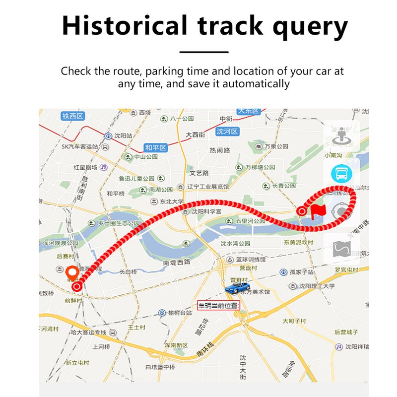 GF09 Precise GPS Tracker for Vehicle Mini Anti-theft Strong Magnetic Car Locator 2G GSM Real-Time Tracking Device Multiple Positioning SOS Help for Kids Pets Elderly - Image 2
