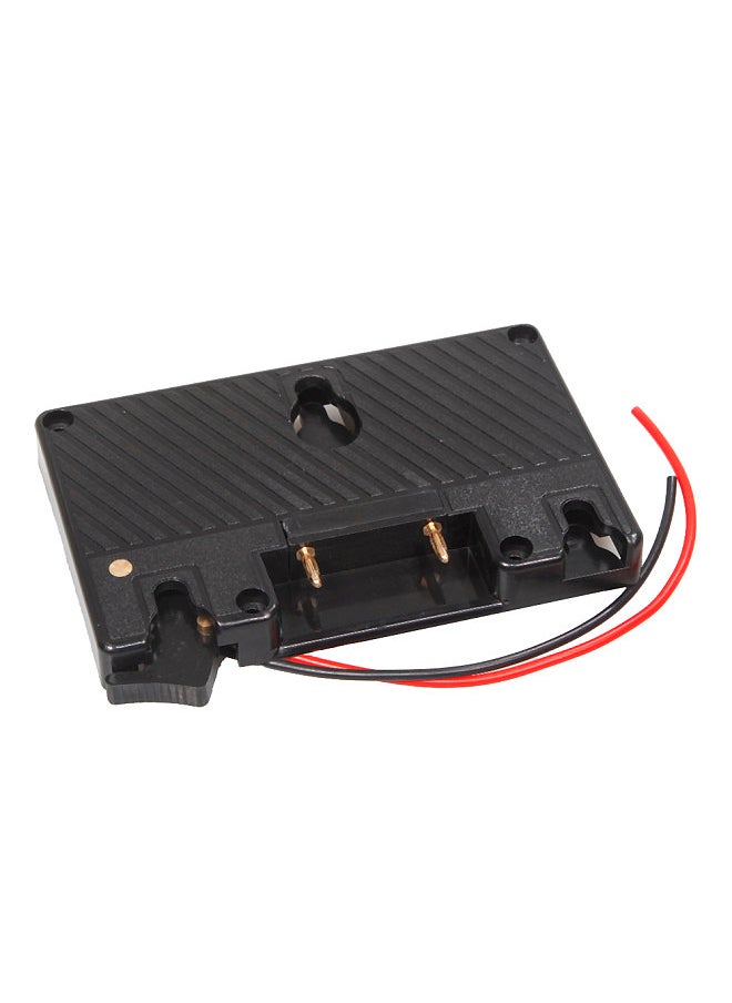 Generic - Gold Mount Battery Camera Adapter Plate for Panasonic Camcorder Power B-Tap Battery - Image 1