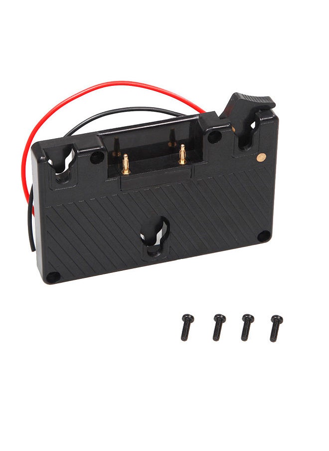 Generic - Gold Mount Battery Camera Adapter Plate for Panasonic Camcorder Power B-Tap Battery - Image 1