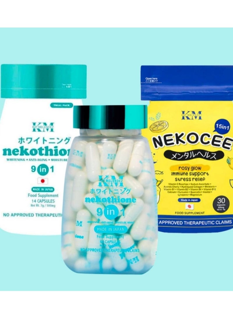KM Nekothione 9in1 Bottle and Refill | Nekocee 15in1 | Neko by KM Kat Melendez