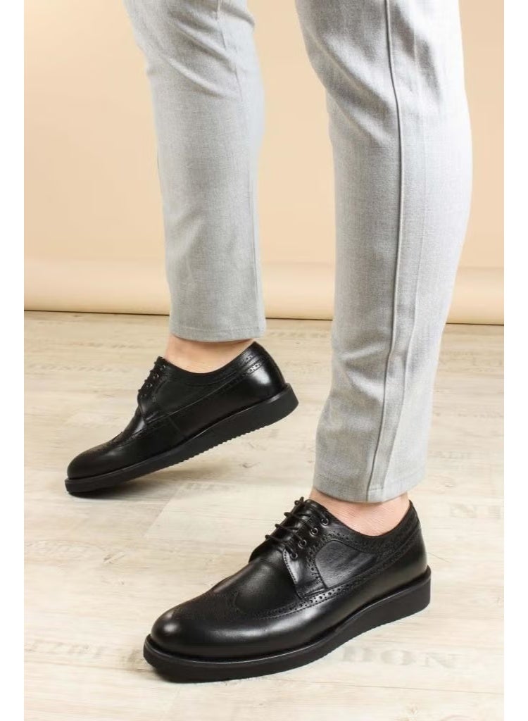 Fast Step Genuine Leather Men's Oxford Shoes 822MA051 - Image 1