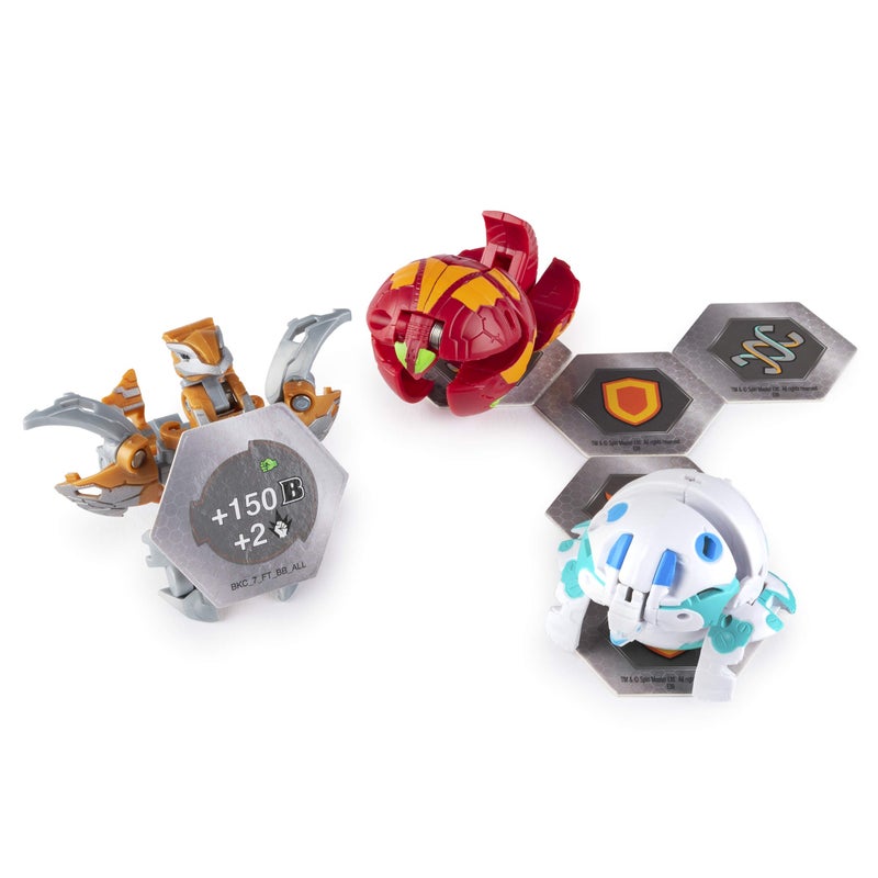 BAKUGAN Bakugan, Battle Brawlers Starter Set with Transforming Creatures, Aurelus Nobilious, for Ages 6 & Up, Multicolor  - Image 3