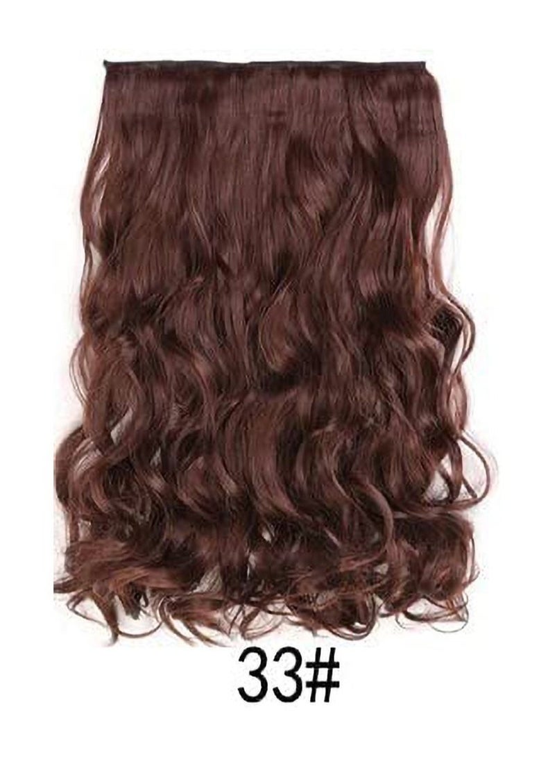 Estelle Eestelle full head one-piece long straight and Body Wave hair extension, with 5 clips, suitable for women and girls - Image 1
