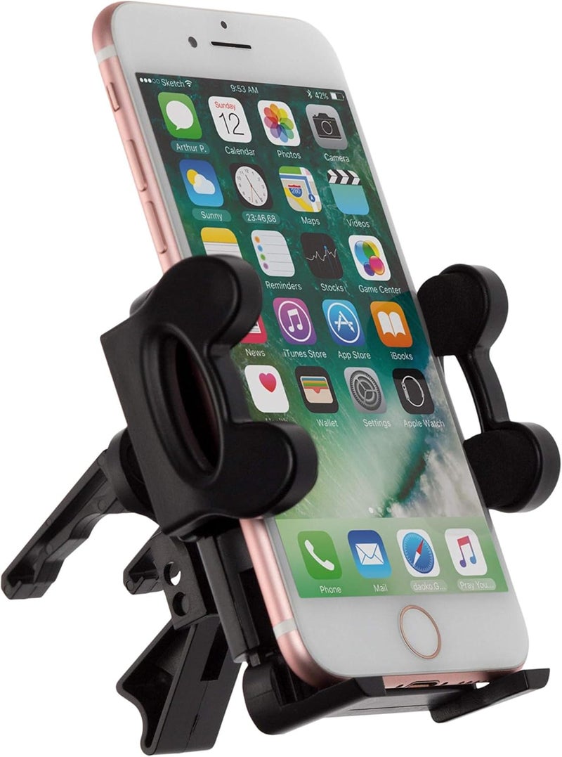 Kit Essentials Universal Car Vent Mobile Phone Holder - Adjustable In-Car Smartphone Mount - Image 1