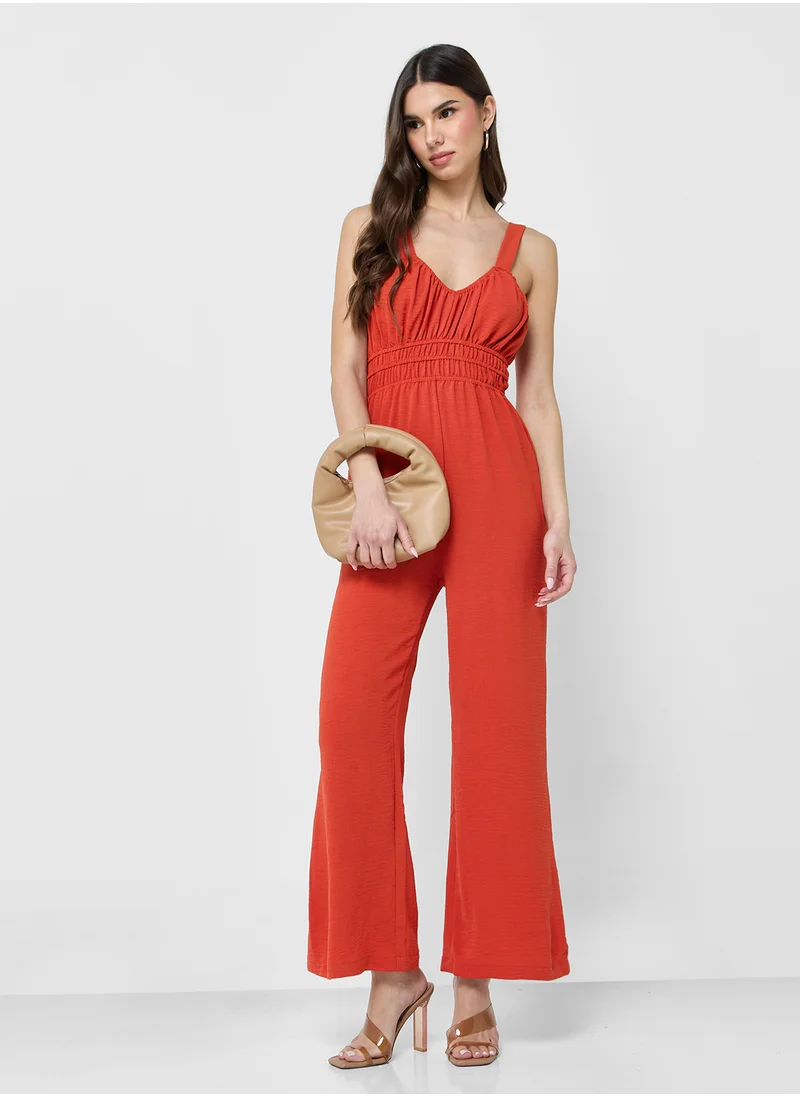 Ginger V Neck Jumpsuit