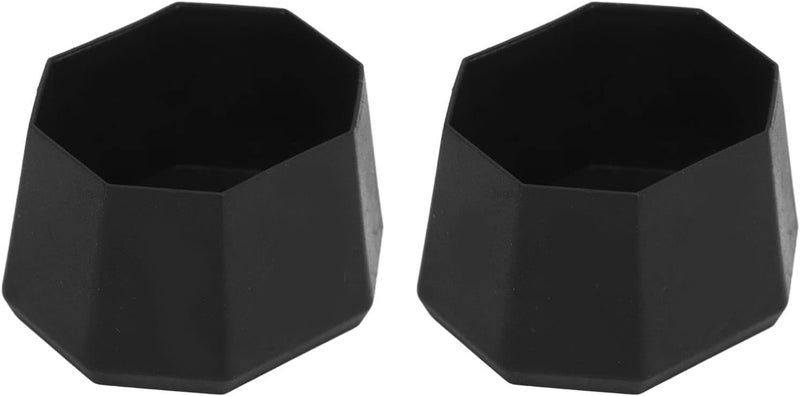 Tennis Racket Butt Cap Silicone End Cover, 2pcs Black, Durable Fit for Racquetball Racket Handles - Soft Material, Easy Installation, Protective Replacement for Broken Caps - Image 3