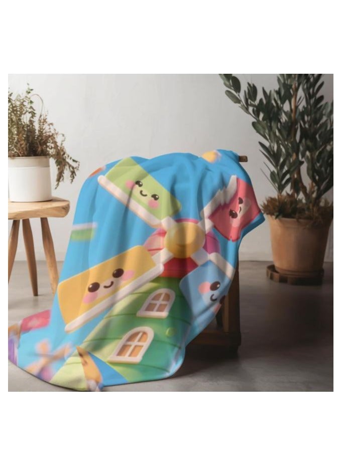 general Flannel thin blanket (warm and comfortable, suitable for sleep, gaming, dust removal and sandproof) 150cm*200cm - 1057 - Image 3