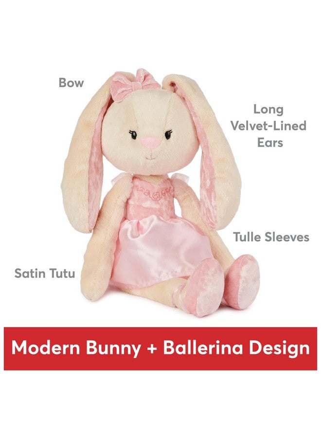 GUND Take-Along Friends Plush, Curtsy Ballerina Bunny, Bunny Stuffed Animal for Ages 1 and Up, Pink, 15" - Image 2