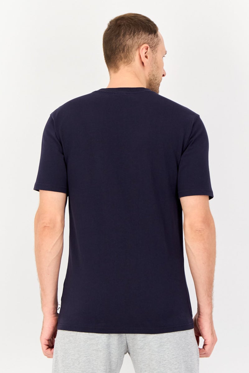 PUMA تي شيرت بولو قصير الأكمام للرجال من بومة x سلكت، خارجي، أزرق داكن - Image 3