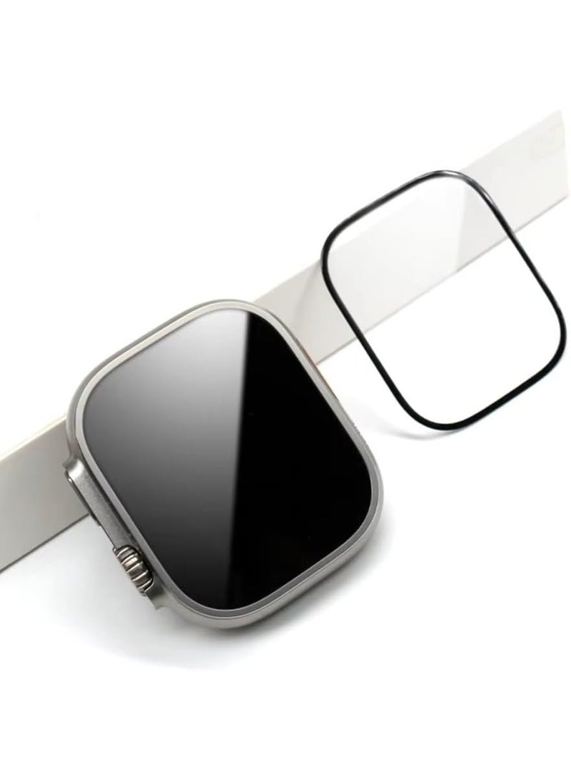 Muzz frosted Screen Protector for Apple Watch Ultra 3, Anti-Glare Matte Finish Full Coverage Glass, Waterproof, Anti-Scratch, Bubble-Free Film (Apple Watch Ultra 2) - Image 2