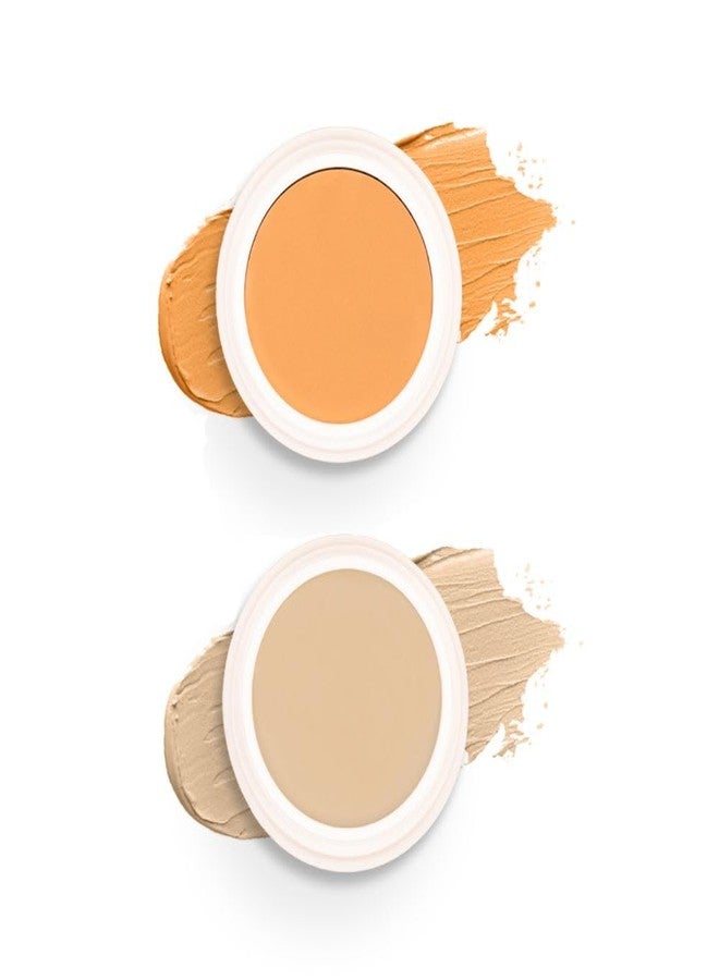 Maliao Colour Correction Professional Makeup Base - Full Coverage Concealer for Under Eye Dark Circles, Acne & Blemishes | Matte Finish | IVORY & 303 | Combo Set of 2 | 6g Each - Image 1