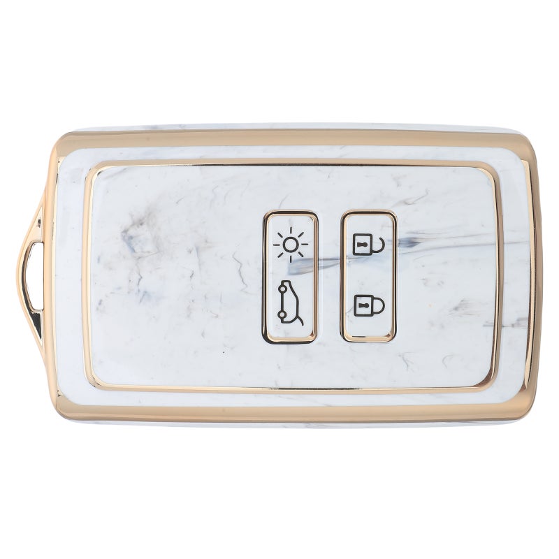 key Cover: TPU Car Key Cover Fob Shell Case Replacement - Decorative and Scratchproof Case Compatible for Kadjar 2018 - Image 1