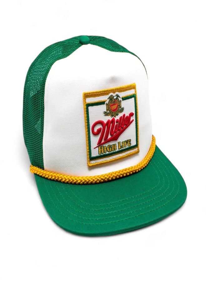 AMERICAN NEEDLE Miller High Life Beer Adjustable Snapback Baseball Hat (23008B-MHL-WHKL) - Image 3