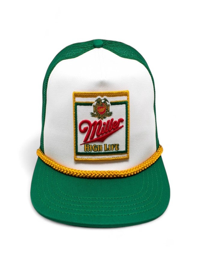 AMERICAN NEEDLE Miller High Life Beer Adjustable Snapback Baseball Hat (23008B-MHL-WHKL) - Image 2