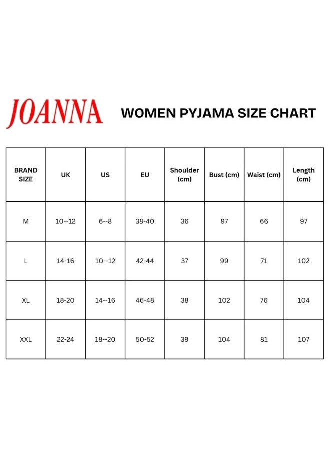 JOANNA Women's See The Good Print Shirt & Trouser Pajama Set, Blue - pzsku/Z487143D32CB52A201664Z/45/_/1741338472/9dbb6863-7110-4361-8f86-d7c5bcfdf5c8