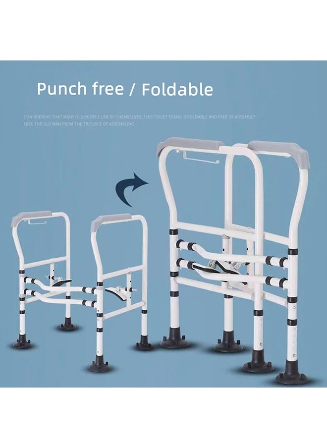 XiuWoo - Toilet Safety Frame Enhanced Support For Elderly And Handicap Individuals Adjustable Width And Non-slip - Image 1