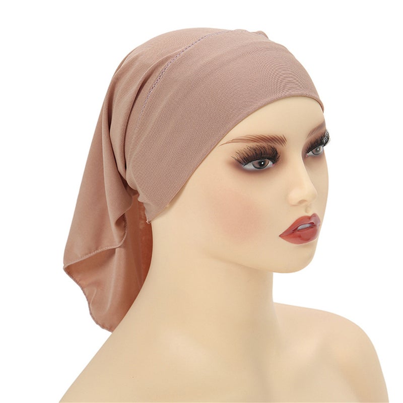 Wide Hairband Hair Accessory Shiny Cap Cloth - Image 1