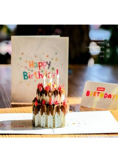 LKTOCAFT Fancy Elegant Design 3D Pop-Up Card, Greeting Card for Birthday, Sturdy and Solid Cardstock Gift Card with Envelope and Thank You Card  - Image 1