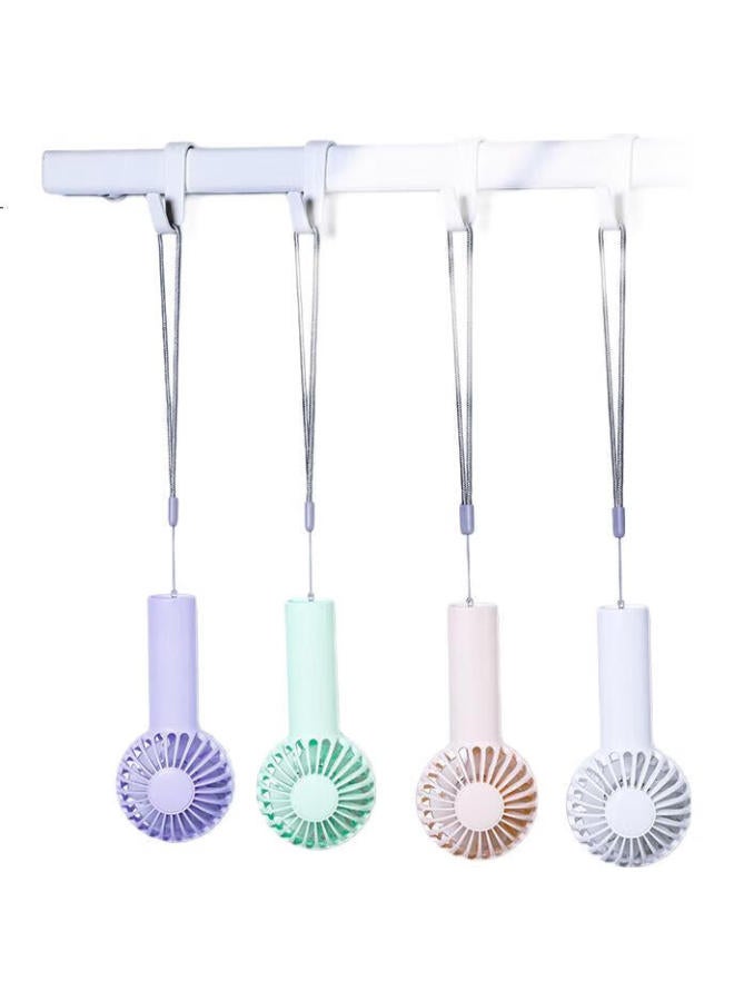 kelleia Kalai'Ao Handheld Mini Fan, Portable Usb Rechargeable Fan, For Outdoor, Office, Dorm, Desktop, Small Electric Fan Dc03, Purple - Image 3