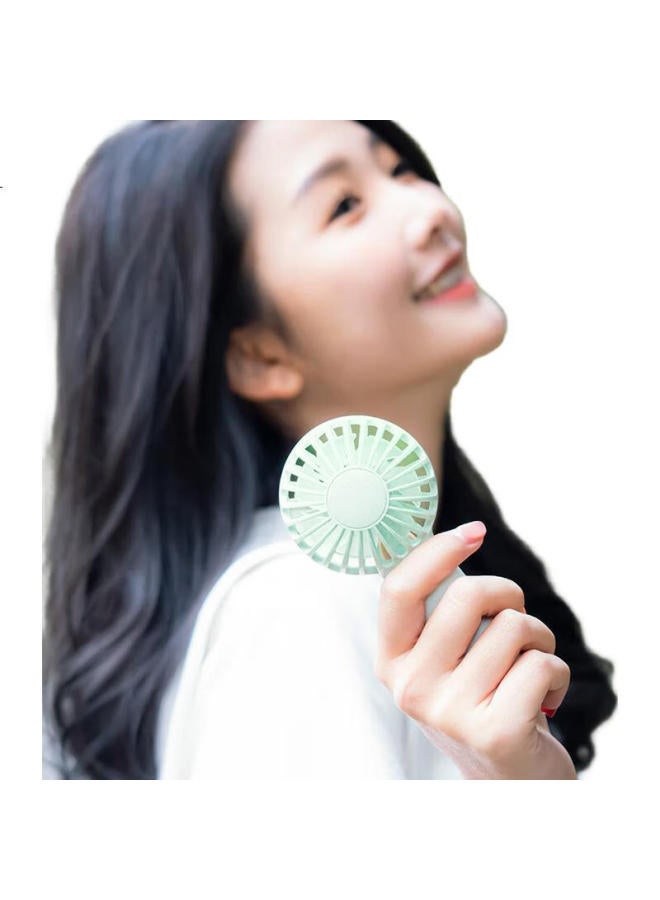 kelleia Kalai'Ao Handheld Mini Fan, Portable Usb Rechargeable Fan, For Outdoor, Office, Dorm, Desktop, Small Electric Fan Dc03, Purple - Image 2