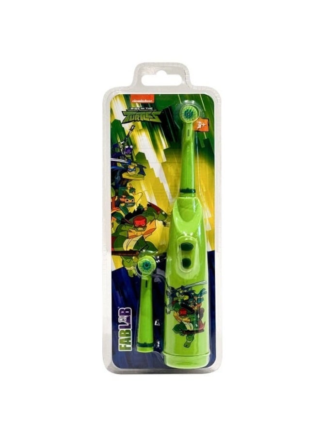 Fab Lab Kids' Electric Toothbrush, Teenage Mutant Ninja Turtles, Battery-Powered, Green