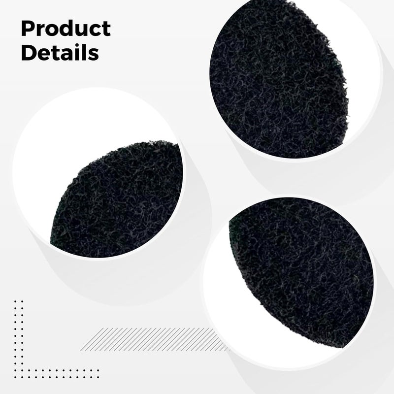 6 Pcs Activated Carbon Filters for J5 Ashtray, Washable and Reusable Air Purifier Replacements, Round Design, Improves Home Air Quality - Image 4