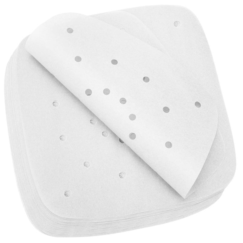 200pcs Air Fryer Parchment Paper Disposable Liner 85inch Premium Perforated for Air Fryer Streamer Pans No Burn Easy Cleanup