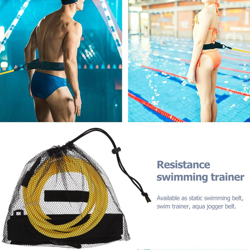 2 Sets Swimming Resistance Band Swim Training Tether Swimming Gears Swim Training Tools - Image 2
