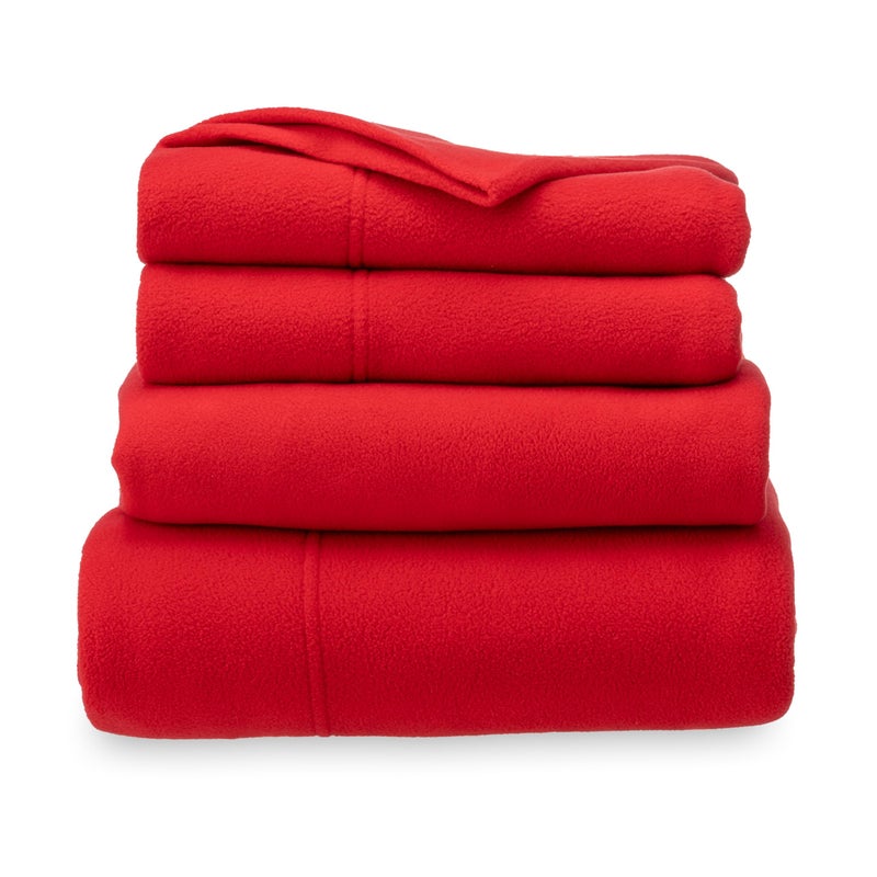 Berkshire Blanket Berkshire Blanket Luxury Soft Microfleece Queen Sheet Set  Warm and Durable  All Season Sheet (Queen  Lollipop)  - Image 1