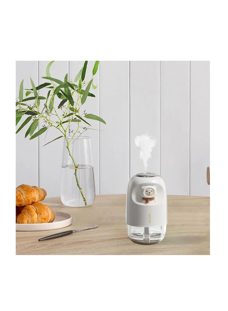 DIGI CORE 150ML Cute Pet Humidifier Mini Office Desktop Air Conditioner Room Air Humidification USB Small Household Heavy Mist Spray Colorful Aroma Diffuser - Image 4