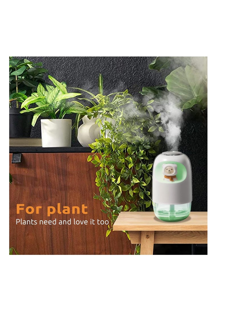 DIGI CORE 150ML Cute Pet Humidifier Mini Office Desktop Air Conditioner Room Air Humidification USB Small Household Heavy Mist Spray Colorful Aroma Diffuser - Image 5