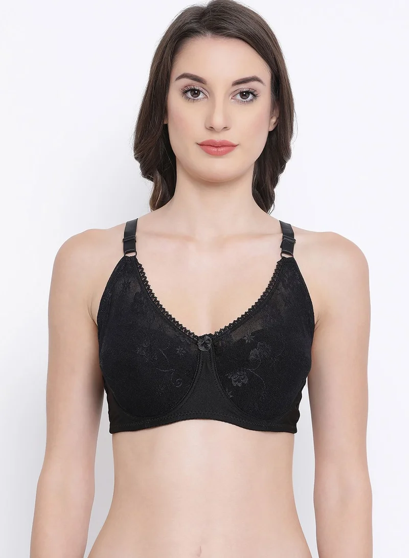 Clovia Plunge Neck Bra