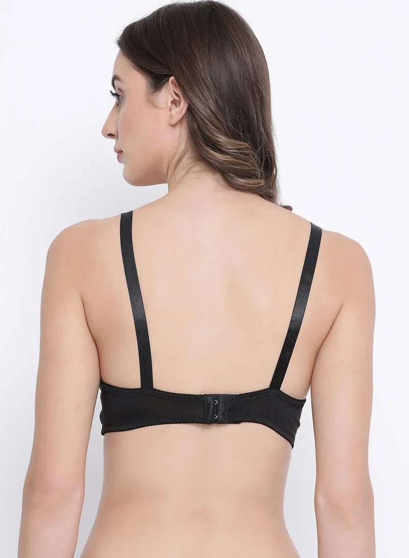 Clovia Plunge Neck Bra