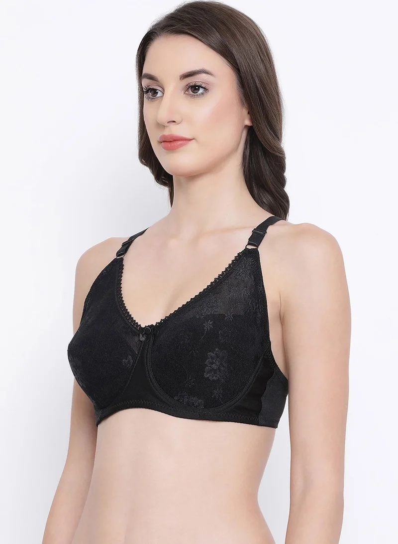 Clovia Plunge Neck Bra