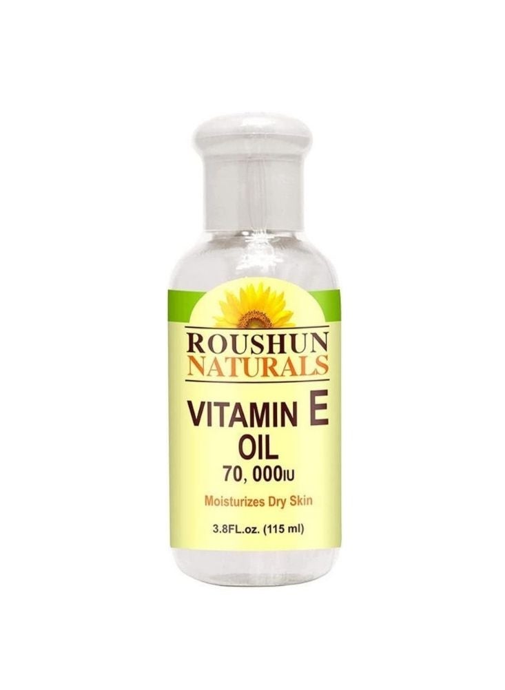 Roushun Naturals Vitamin E Oil 70,000 IU – Moisturizing Skin Care Oil, 115ml