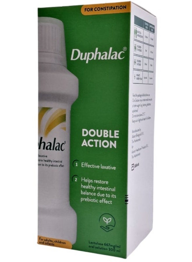 Duphalac Syrup 300ml (Supports Digestive Health & Relieves Constipation) - Image 2