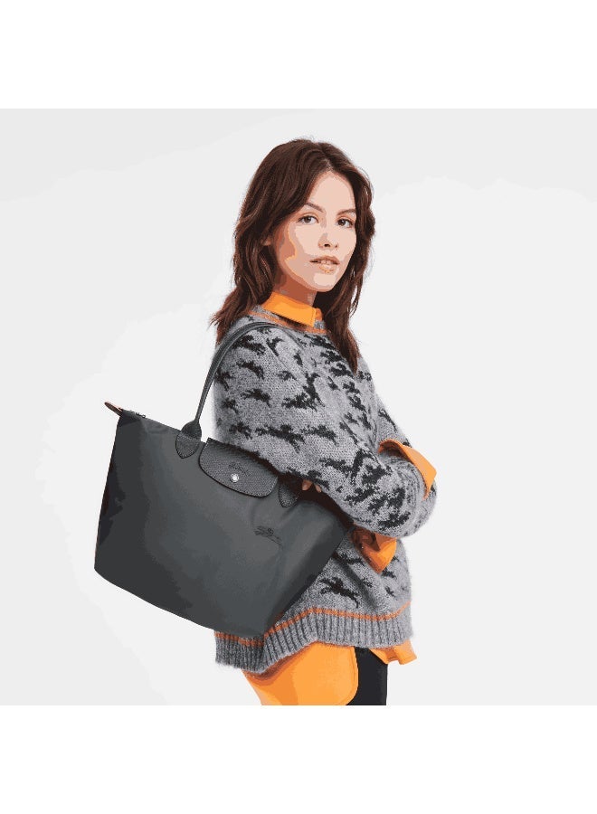 Longchamp Le Pliage  Women's  versatile mini Graphite Grey Medium Camera Bag - Image 2