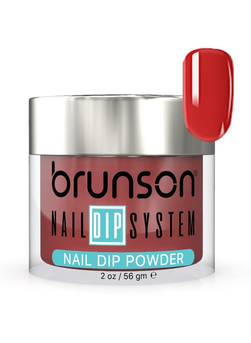 brunson Nail Dipping Powder 56gm, No Nail Lamp Needed for Curing French Nail Art Powder for nail dip & buff system