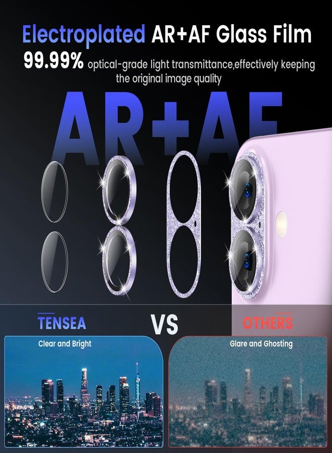 Tensea for iPhone 17 Camera Lens Protector, Metal Aluminum Alloy Tempered Glass Cover Camera Screen Protector Accessories, Case-Compatible for iPhone 17 6.3inch - Image 3