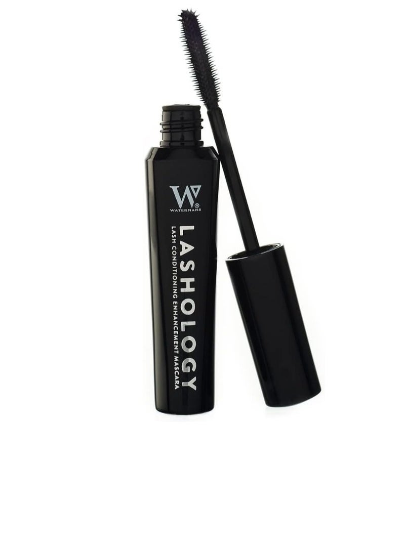 واترمانز ماسكارا لنمو الرموش من لاشولوجي (اسود)، سيروم نمو الرموش، اكثر سمكا واقوى وامتلاء واطول - علاجات الرموش رقم 1 - Image 1
