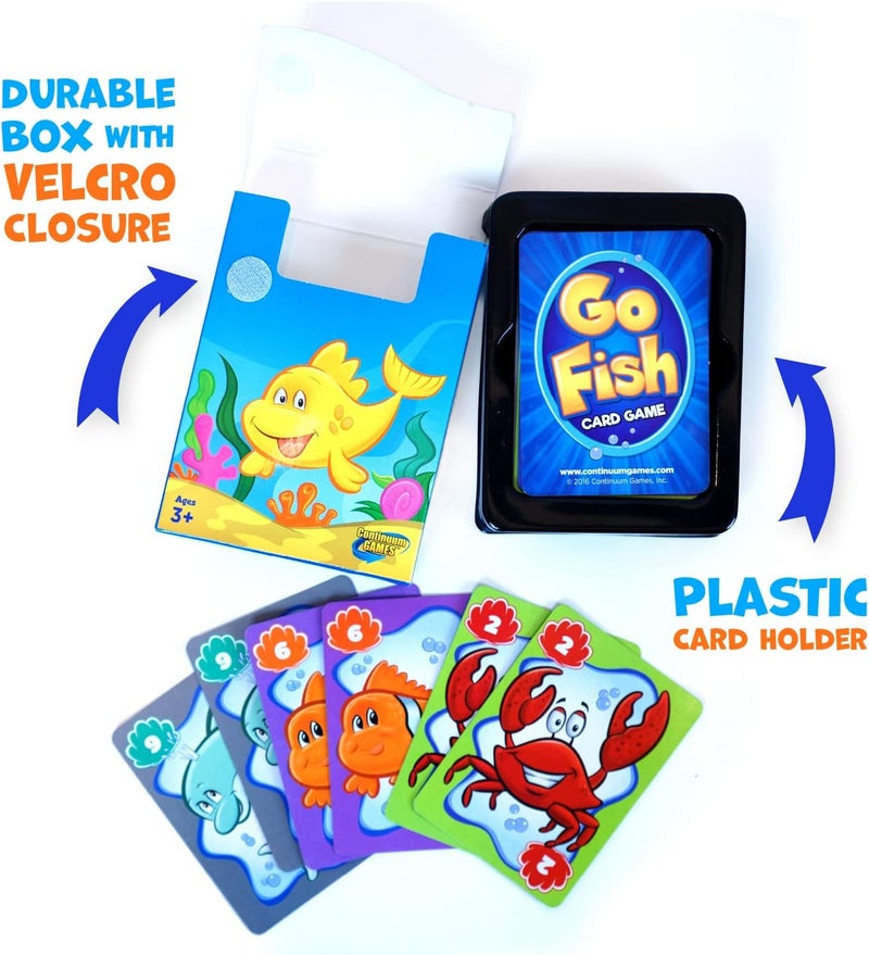 Continuum Games Go Fish Classic Card Game Fun for Children Age 3 and Up - Image 2