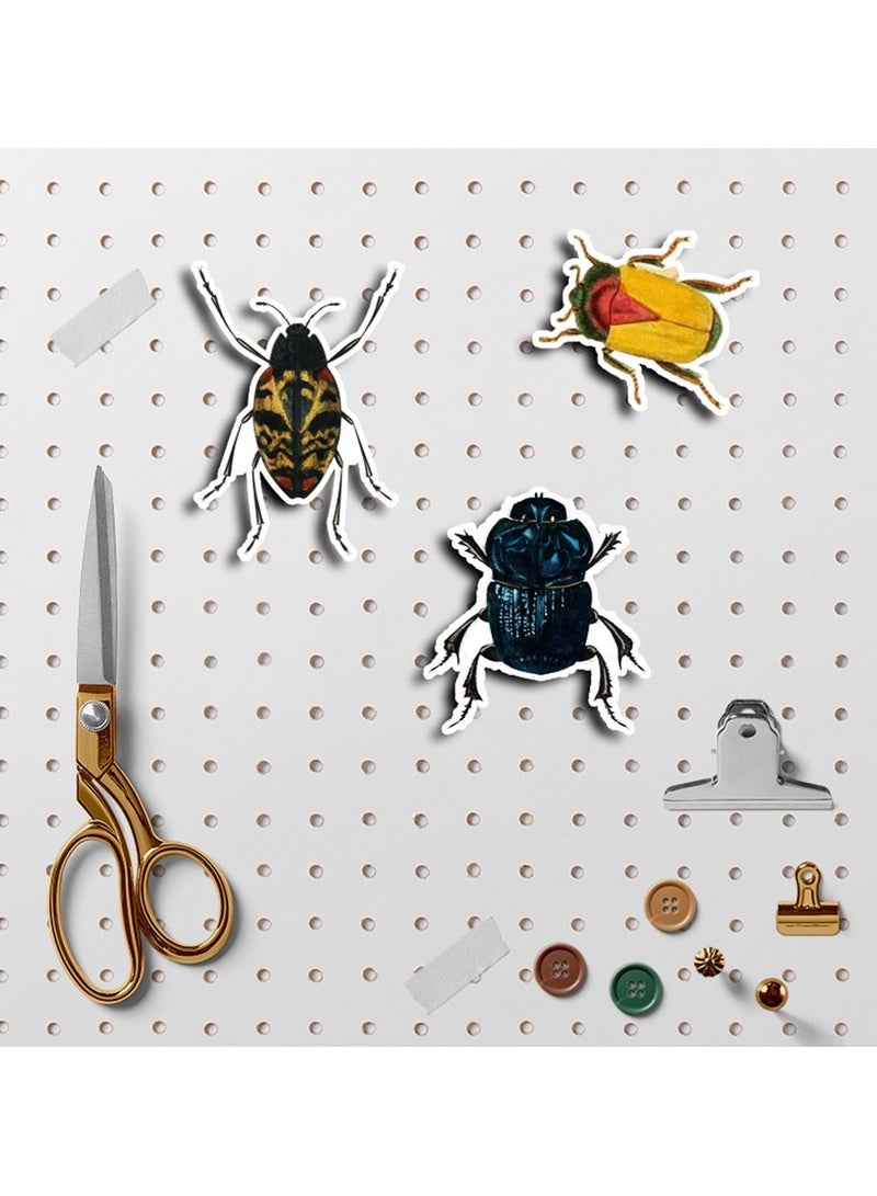 50 Pcs Lifelike Bug Stickers Pack for Kids Teens Adults Waterproof Vinyl Insect Stickers and Decals for Water Bottle Laptop Luggage Hydro Flask Car Bike Bicycle - Image 3