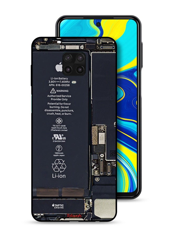 Tolwak غطاء حماية لهاتف Xiaomi Redmi Note 9 Pro بنمط دائرة كهربائية - Image 1