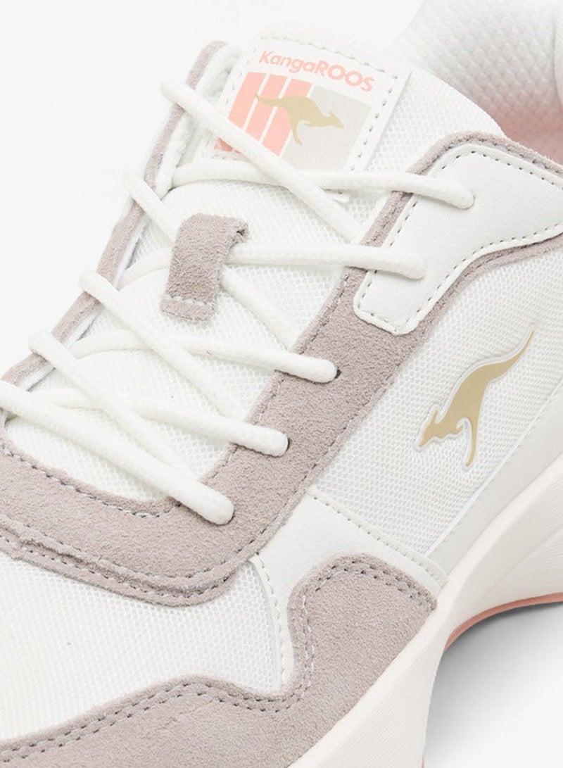 kangaROOS Women's Colourblock Lace-Up Sports Shoes - Image 4