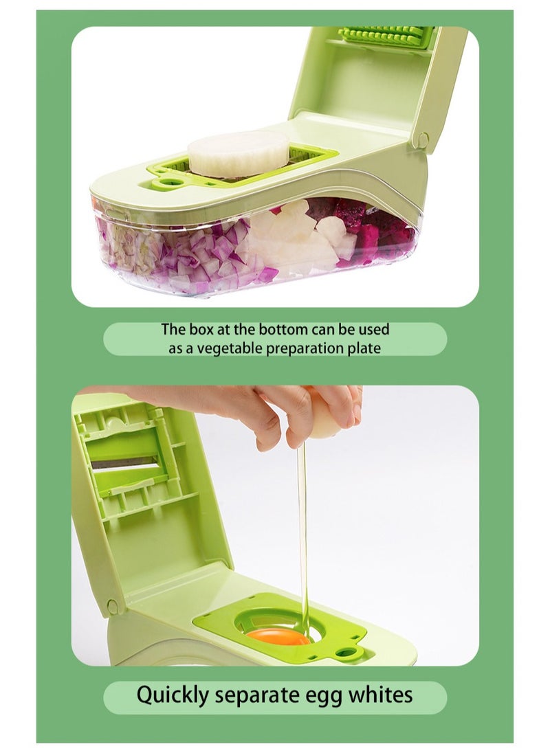 17 - Piece Kitchen Multi - Functional Vegetable Cutter: Multiple Blades Can Be Changed at Will, Safe and Harmless to Hands, Making Vegetable Cutting Easy and Efficient - pzsku/Z4872C4D81CBBC5D97300Z/45/_/1738741123/7e2cc017-2149-4d6e-80f0-304153aec928