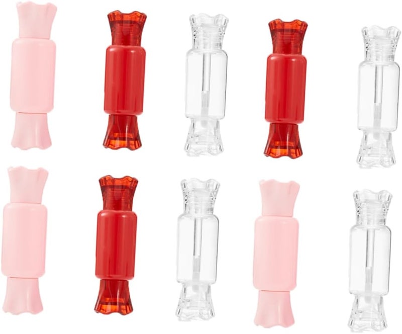 10pcs Diy Lipstick Lip Gloss Bottles Empty Lip Gloss Containers for Travel - Image 1